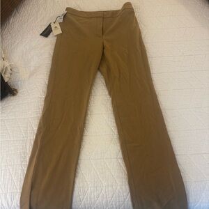 Babaton Tan Trousers from Aritzia